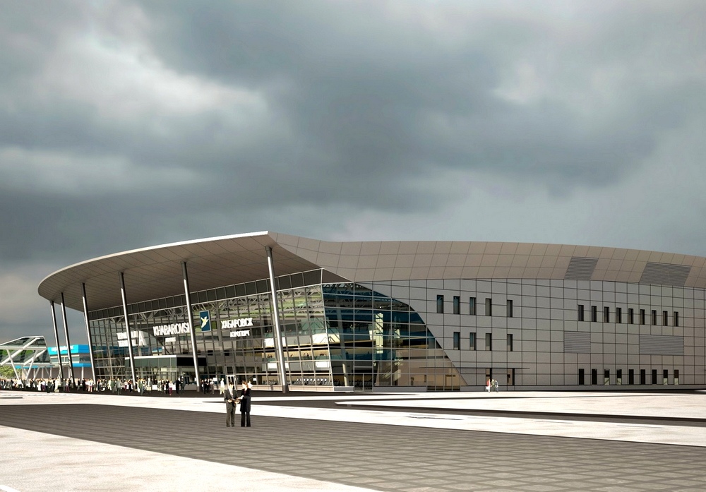 конструкции для нового терминала аэропорта в хабаровске